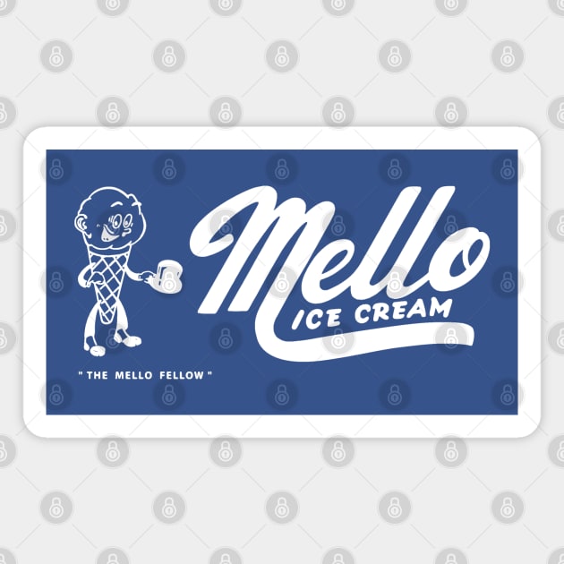 Mello Ice Cream_WHT Magnet by BUNNY ROBBER GRPC